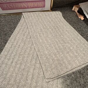 J. Crew Gray Knit Scarf